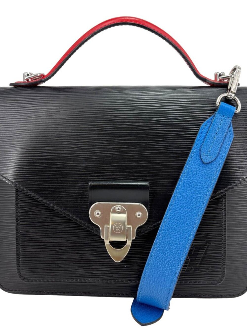 Louis Vuitton Neo Monceau Epi Leather Crossbody Bag Black